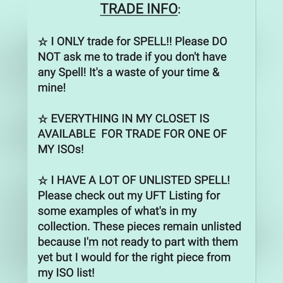 ☆ SPELL (& SPELL SWAPS INFO!)☆ - Picture 3 of 16